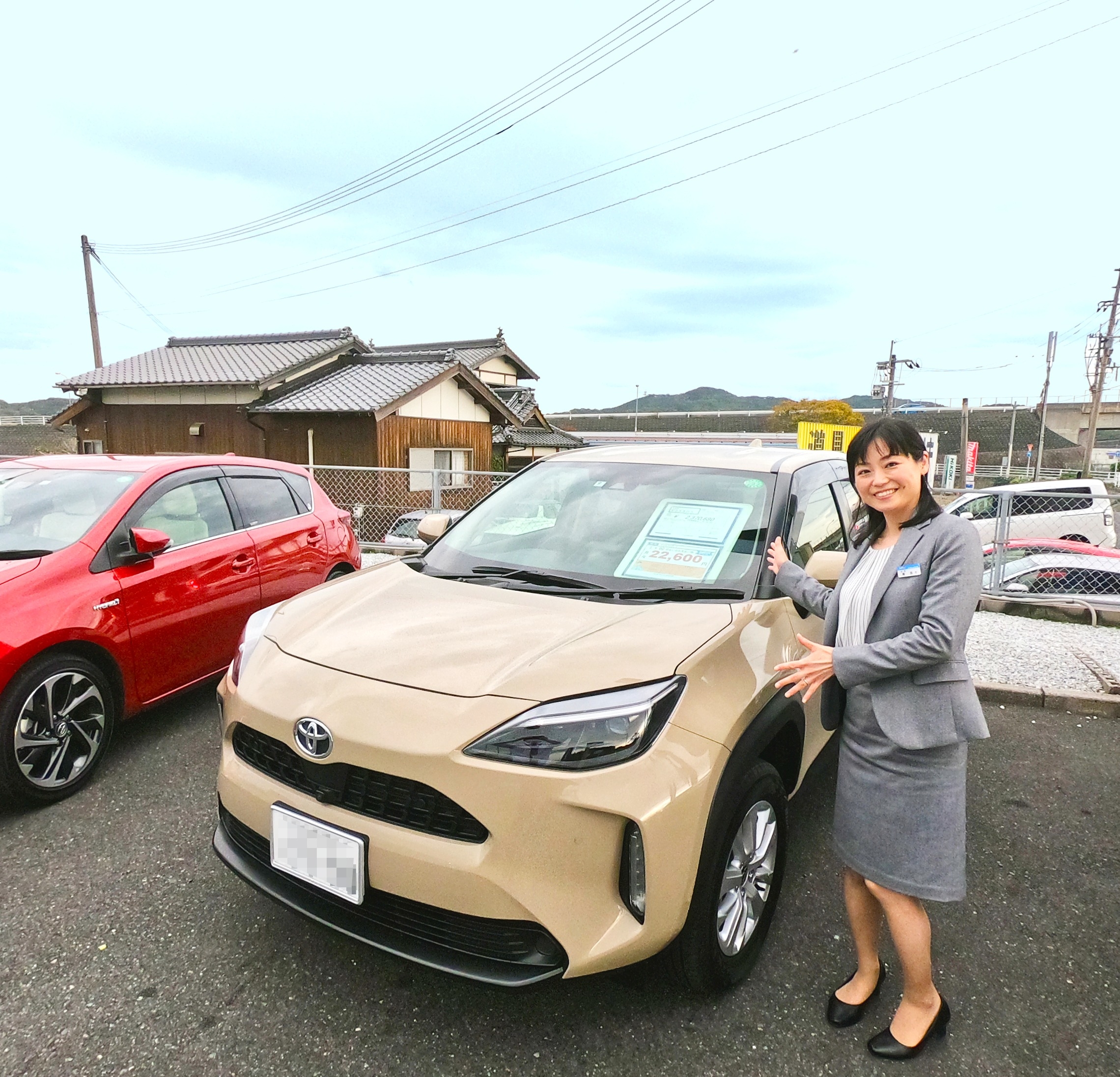 ヤリスクロス人気です。